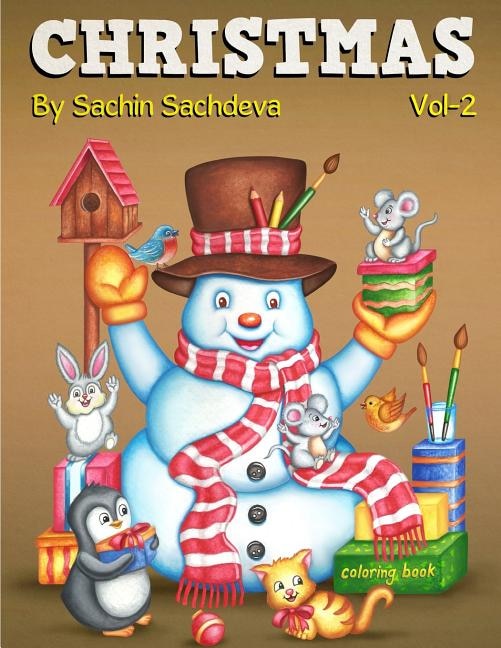 Front cover_Christmas Coloring Book for Kids