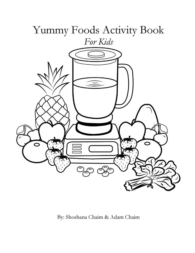 Front cover_Yummy Foods Activity Book