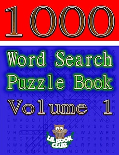 Front cover_1000 Word Search Puzzle Book Volume 1