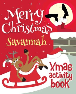 Front cover_Merry Christmas Savannah - Xmas Activity Book
