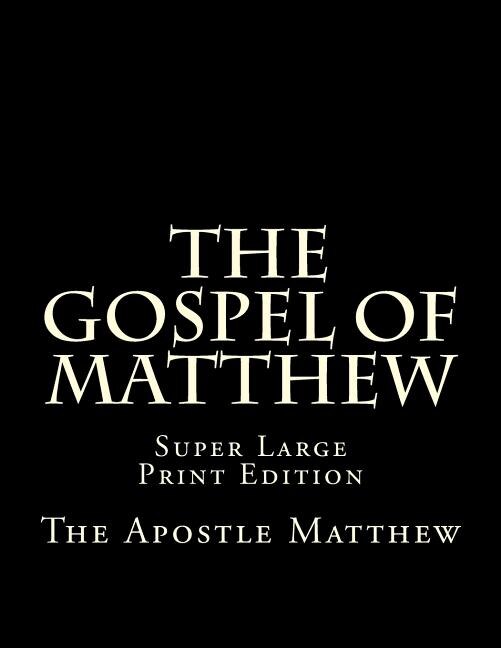 Front cover_The Gospel of Matthew