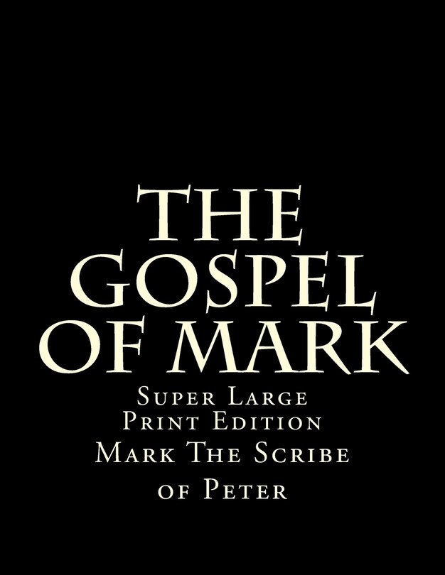 Front cover_The Gospel of Mark