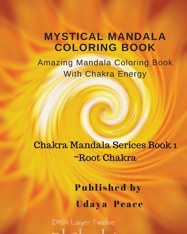 Couverture_Mystical Mandala Coloring Book With Chakra Energy Root Chakra