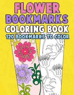 Couverture_Flower Bookmarks Coloring Book