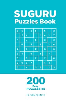 Front cover_Suguru - 200 Easy Puzzles 9x9 (Volume 5)