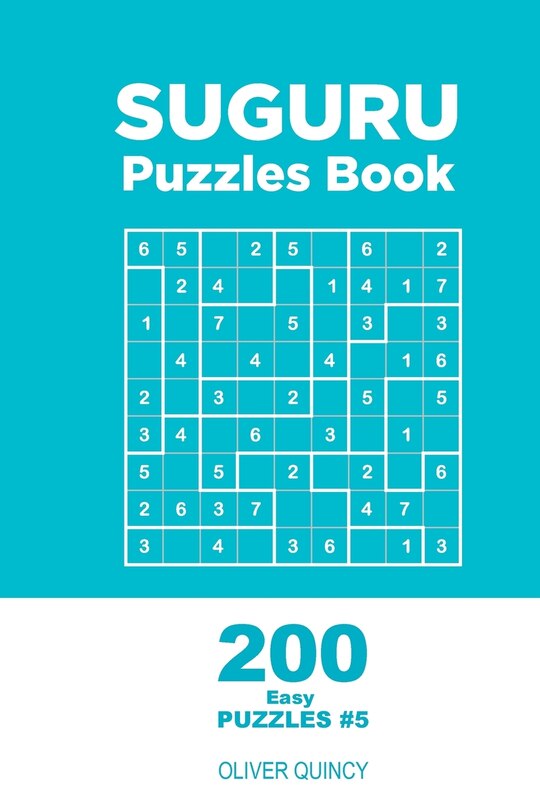 Front cover_Suguru - 200 Easy Puzzles 9x9 (Volume 5)