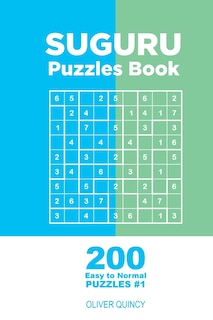 Front cover_Suguru - 200 Easy to Normal Puzzles 9x9 (Volume 1)