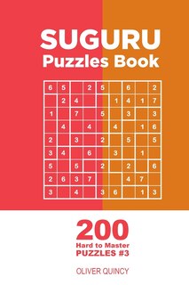 Front cover_Suguru - 200 Hard to Master Puzzles 9x9 (Volume 3)