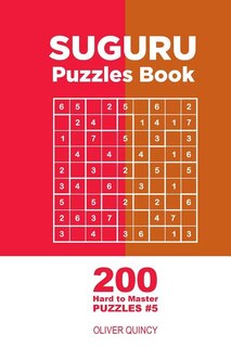 Front cover_Suguru - 200 Hard to Master Puzzles 9x9 (Volume 5)
