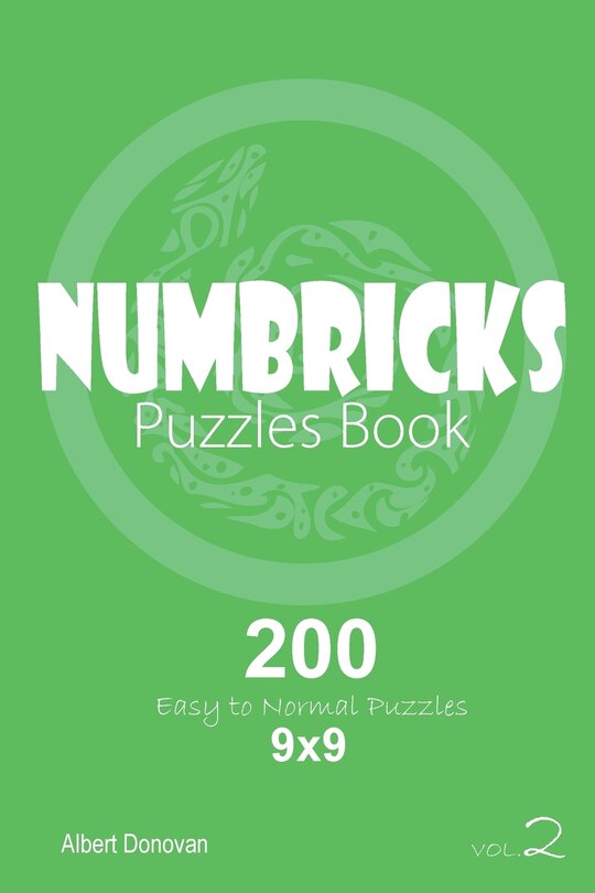 Front cover_Numbricks - 200 Easy to Normal Puzzles 9x9 (Volume 2)