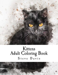 Front cover_Kittens Adult Coloring Book