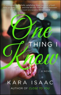 Couverture_One Thing I Know
