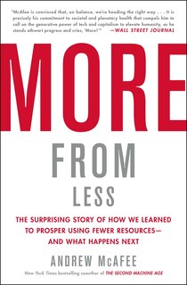 More from Less: The Surprising Story of How We Learned to Prosper Using Fewer Resources—and What Happens Next