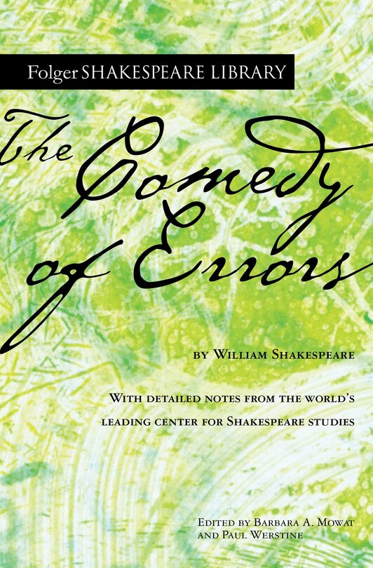 Front cover_The Comedy of Errors