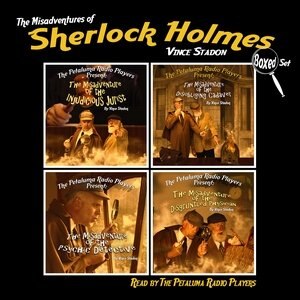 Couverture_The Petaluma Radio Players Present: The Misadventures of Sherlock Holmes, Boxed Set
