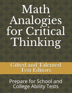 Front cover_Math Analogies for Critical Thinking