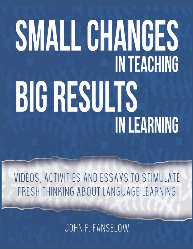 Couverture_Small Changes in Teaching Big Results in Learning