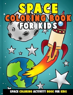 Front cover_Space Coloring Book for Kids