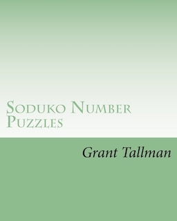 Front cover_Soduko Number Puzzles