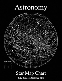 Couverture_Astronomy Star Map Chart July 22nd To October 31st