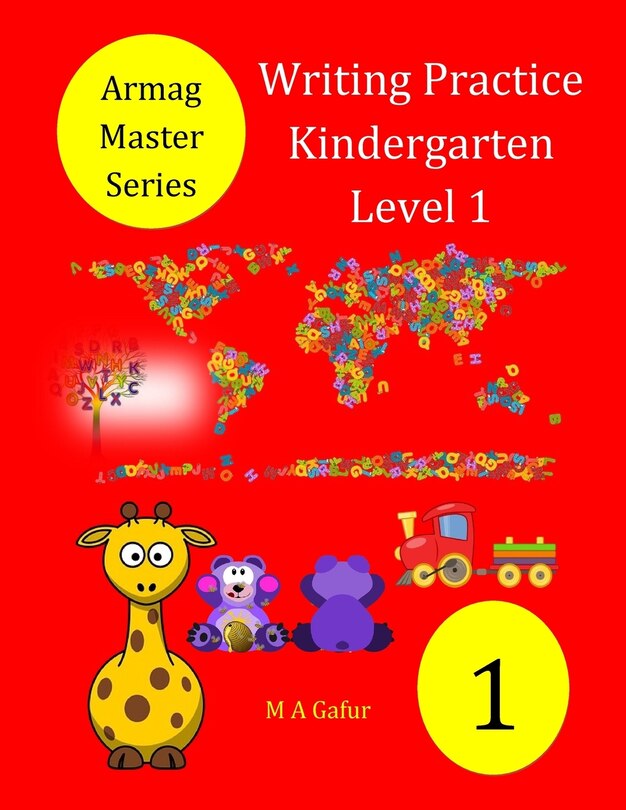 Front cover_Writing Practice Kindergarten Level 1
