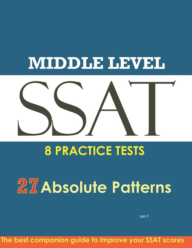 Front cover_SSAT Absolute Patterns