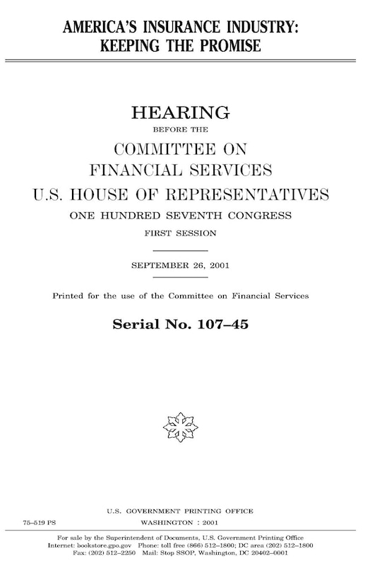 Couverture_America's insurance industry
