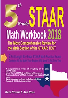 Couverture_5th Grade STAAR Math Workbook 2018