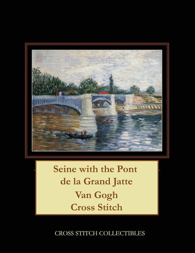 The Seine with the Pont de la Grand Jatte: Van Gogh Cross Stitch Pattern