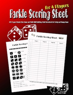 Front cover_Farkle Scoring Sheet for 4 Players