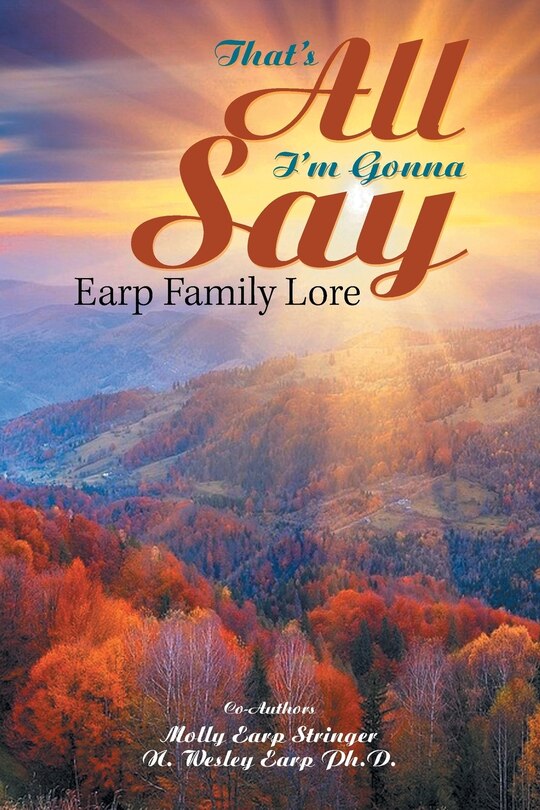 Couverture_That'S All I'M Gonna Say