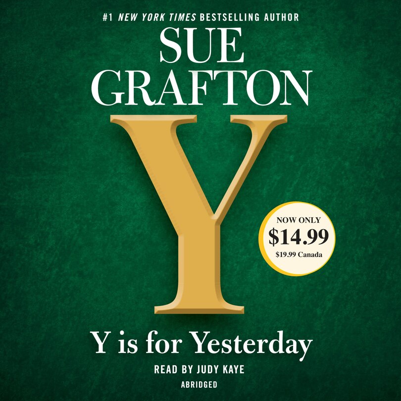 Front cover_Y Is For Yesterday