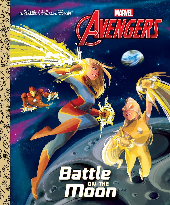 Front cover_Battle On The Moon (marvel Avengers)