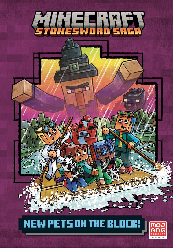 Front cover_New Pets on the Block! (Minecraft Stonesword Saga #3)