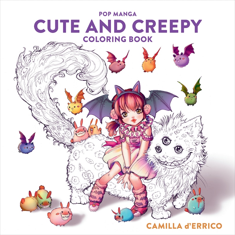 Front cover_Pop Manga Cute And Creepy Coloring Book