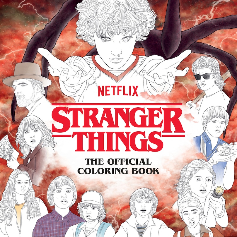Front cover_Stranger Things: The Official Coloring Book