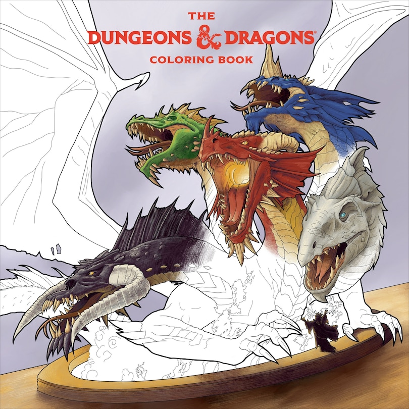 Front cover_The Dungeons & Dragons Coloring Book