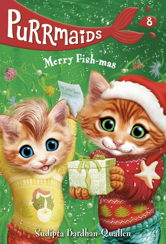 Front cover_Purrmaids #8: Merry Fish-mas