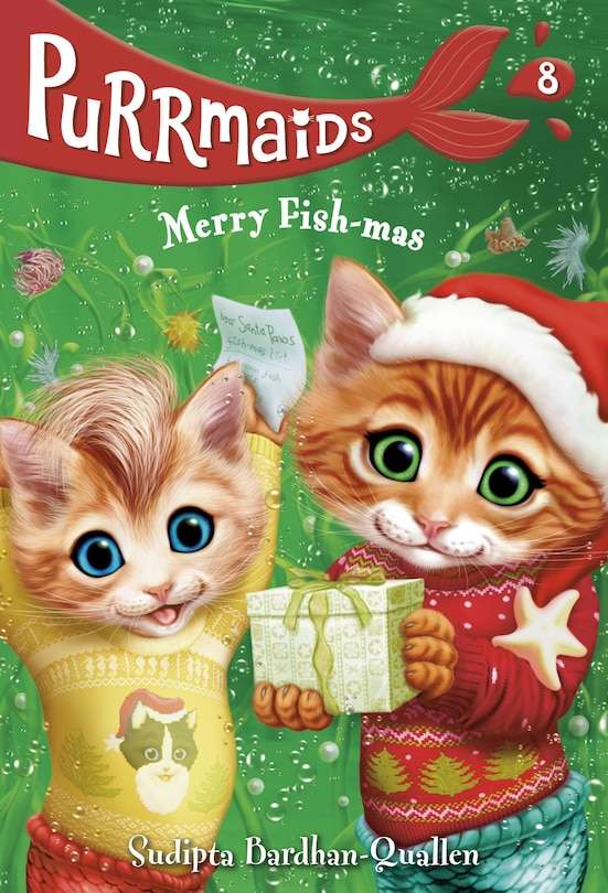 Front cover_Purrmaids #8: Merry Fish-mas