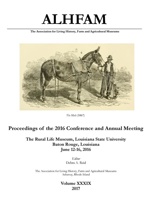 Front cover_The Association for Living History, Farm and Agricultural Museums