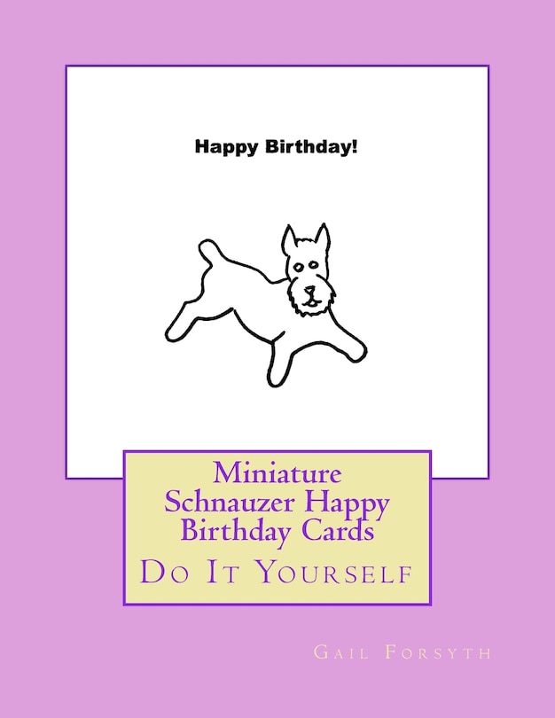Front cover_Miniature Schnauzer Happy Birthday Cards