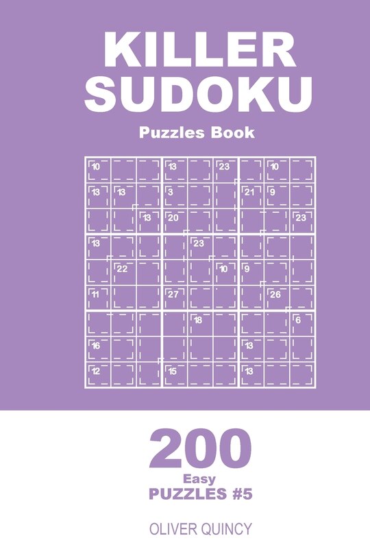 Front cover_Killer Sudoku - 200 Easy Puzzles 9x9 (Volume 5)