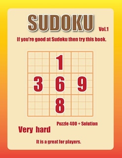 Couverture_Sudoku-very hard Vol.1
