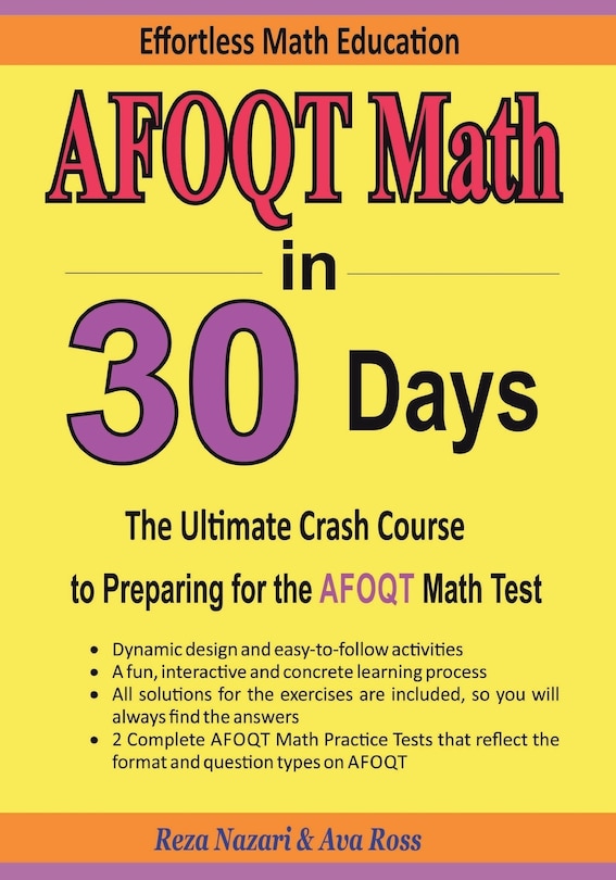 Front cover_AFOQT Math in 30 Days