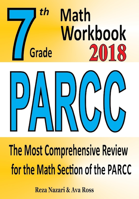 Couverture_7th Grade PARCC Math Workbook 2018