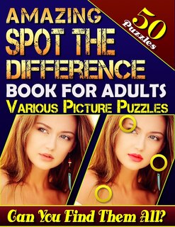 Couverture_Amazing Spot the Difference Book for Adults