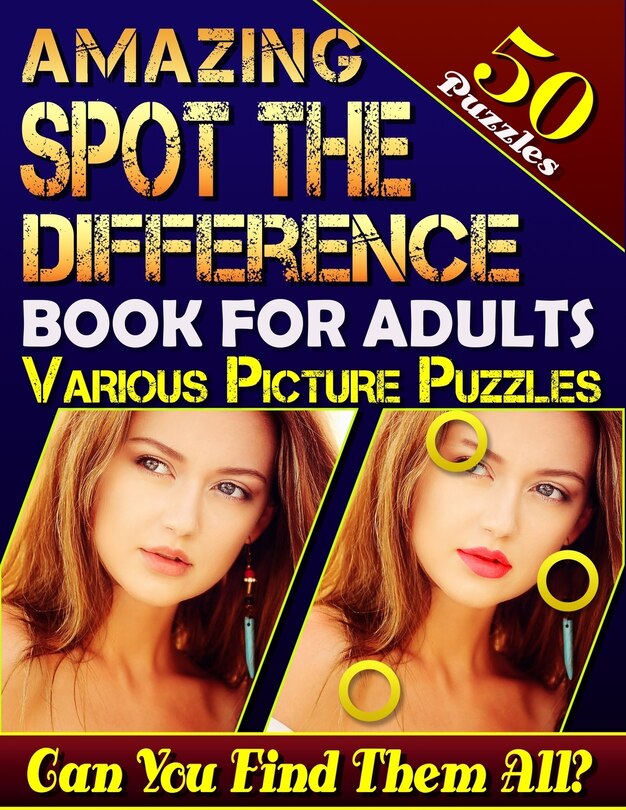 Couverture_Amazing Spot the Difference Book for Adults