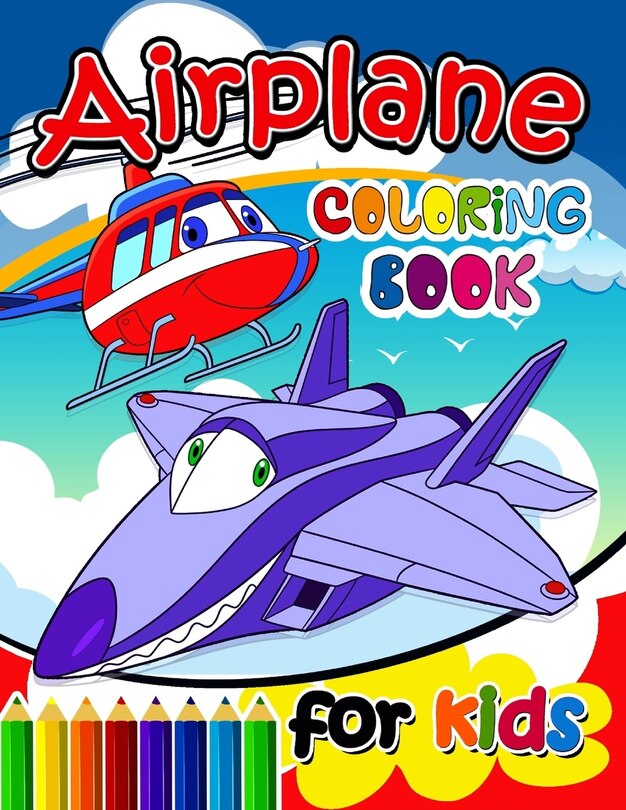 Couverture_Airplane Coloring Books for Kids