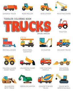 Couverture_Toddler Coloring Book Trucks