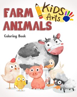 Front cover_farm Animals Coloring Book